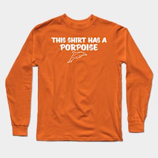 Shirt with Porpoise Long Sleeve T-Shirt